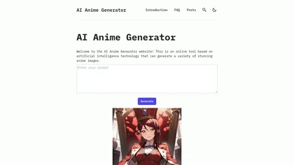 AI Anime Generator